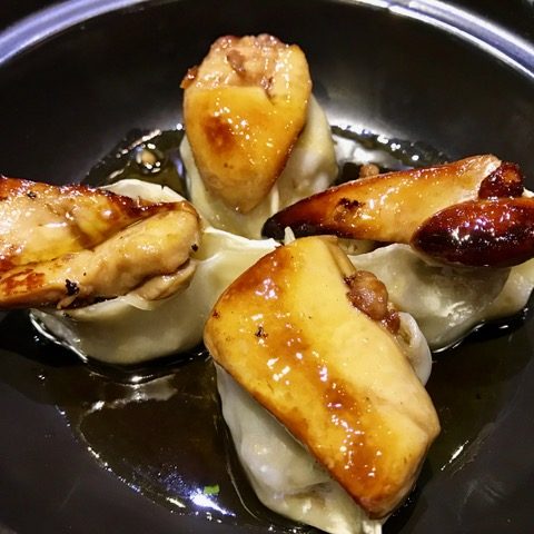 Dumplings de Pato con Boletus y Foie