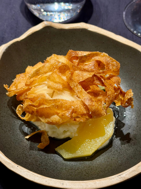 Buñuelo de brandada de Bacalao